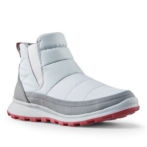 COUGAR: Stylish White and Gray Quilted Sneakers
